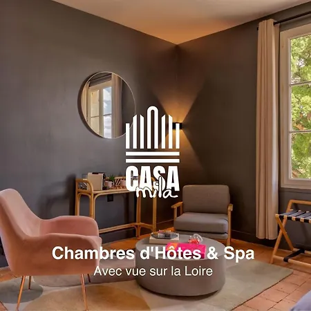 Guest house Casa Mila & - Raffinee Vue Loire, & Piscine *